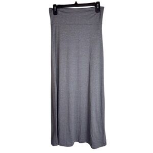 3/$20 Charlotte Russe Gray Stretch Waist Maxi Skirt